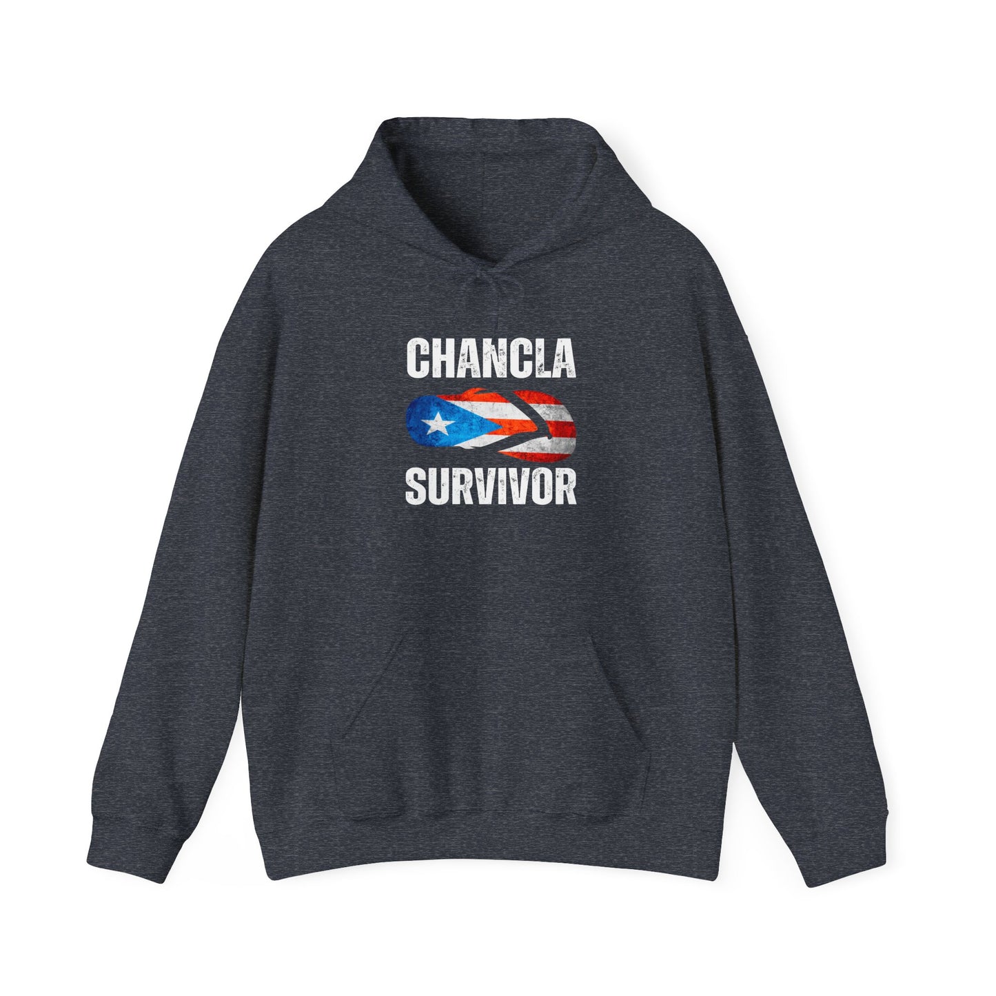 Unisex Heavy Blend™ Hooded Sweatshirt Puertorican Funny gifts Chancla survivor mothers day 2025