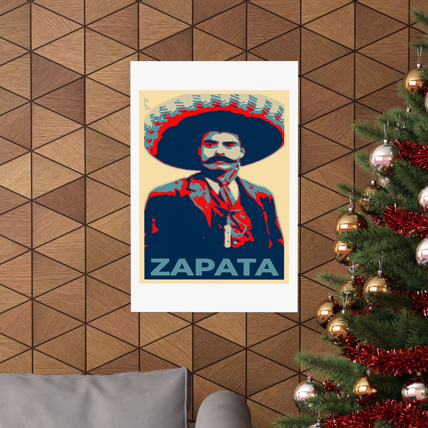 Matte Vertical Posters Mexican Hero Emiliano Zapata  Mexico revolution cinco de mayo 2025