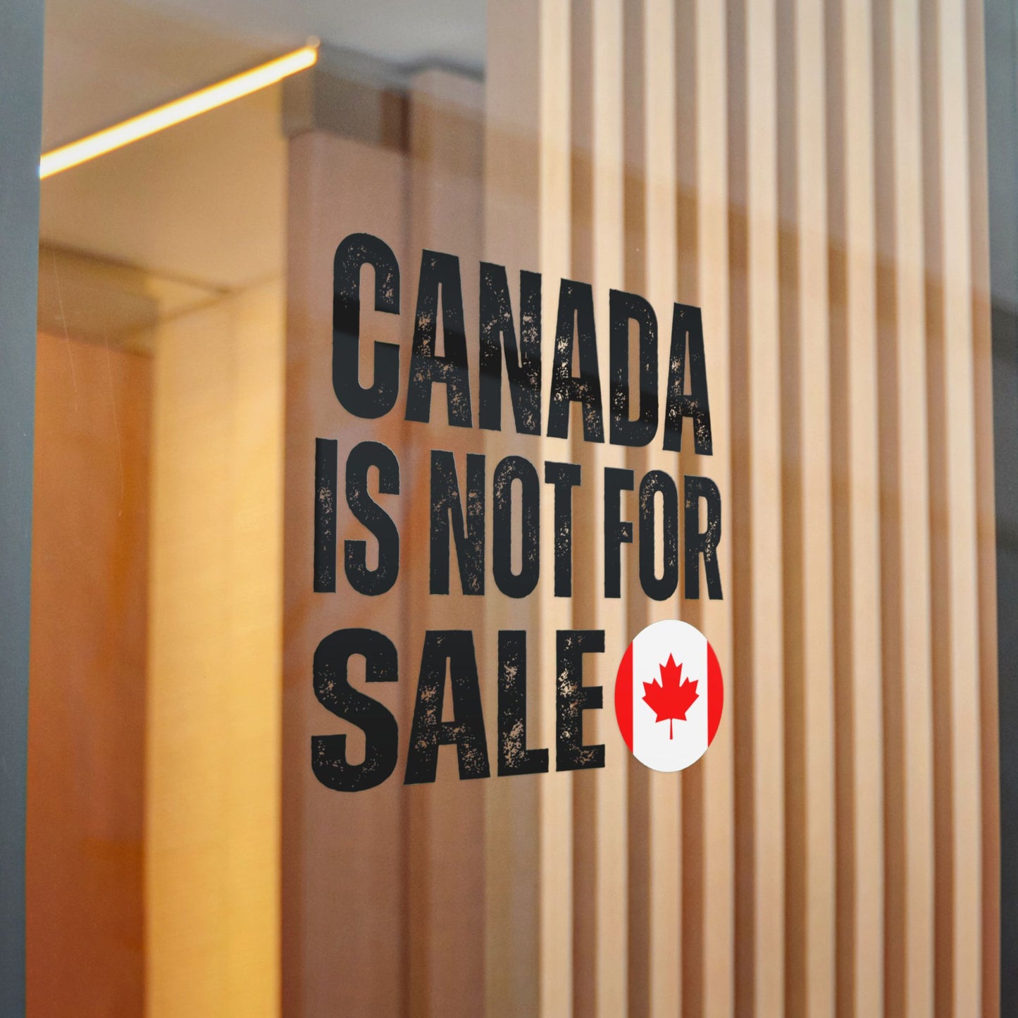 Die-Cut Stickers, (DTF) Canada is not for sale 2025 Canada for canadian