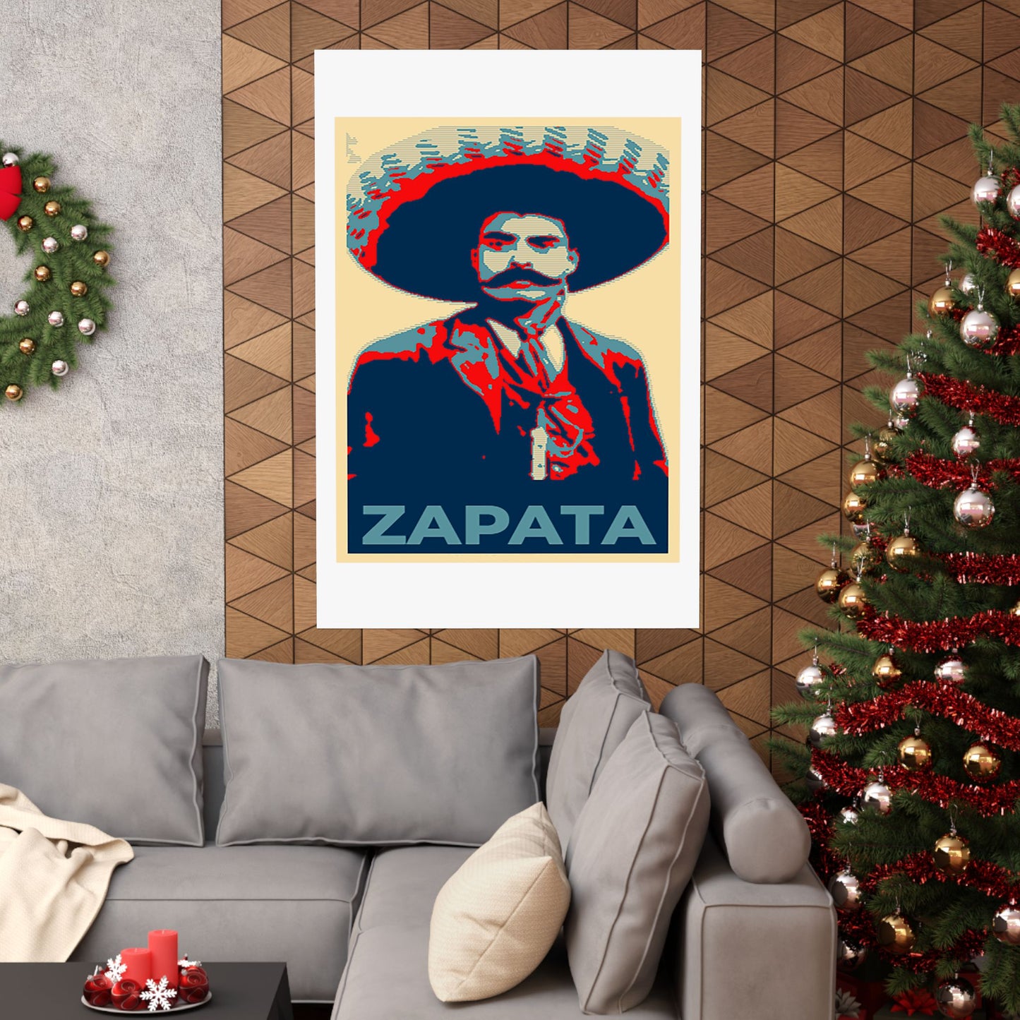 Matte Vertical Posters Mexican Hero Emiliano Zapata  Mexico revolution cinco de mayo 2025