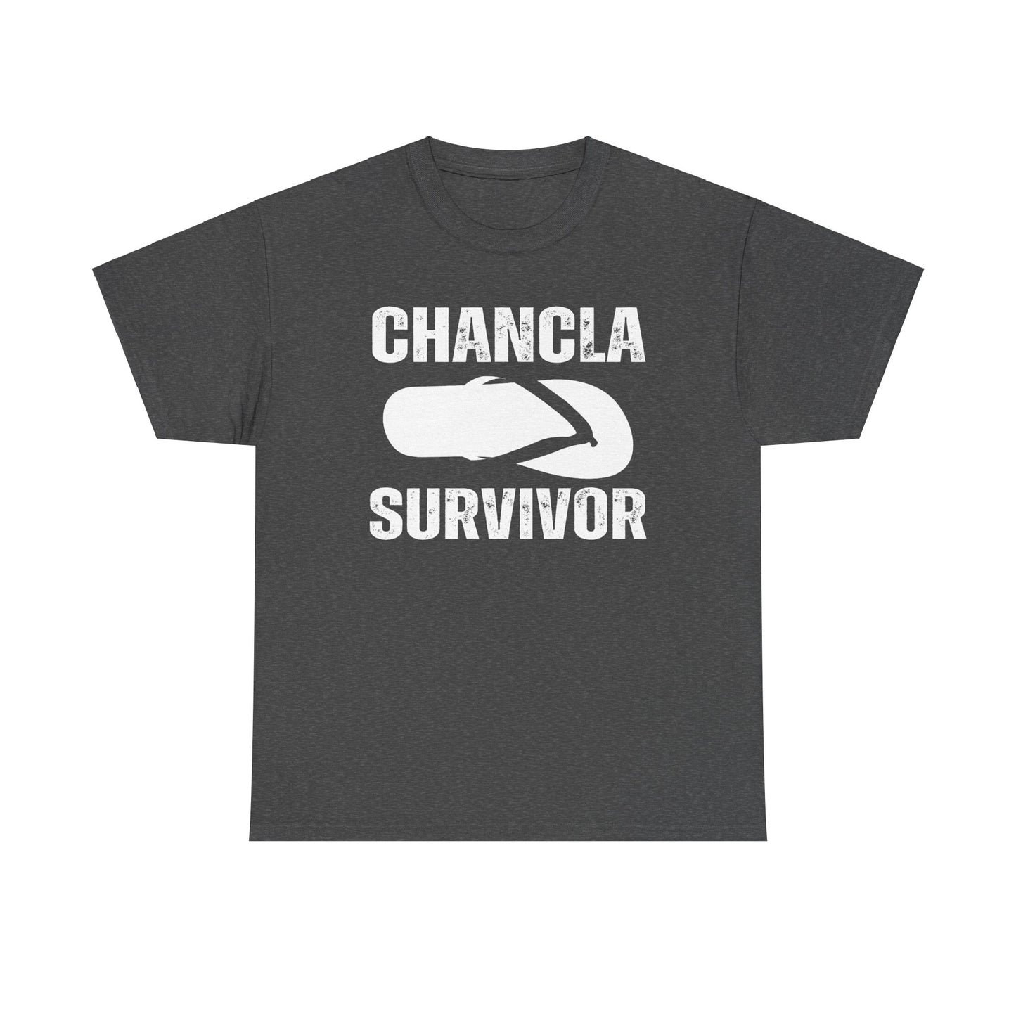 Unisex Heavy Cotton Tee Puertorican Funny gift ideas Chancla survivor for Mothers day Birthday boricua