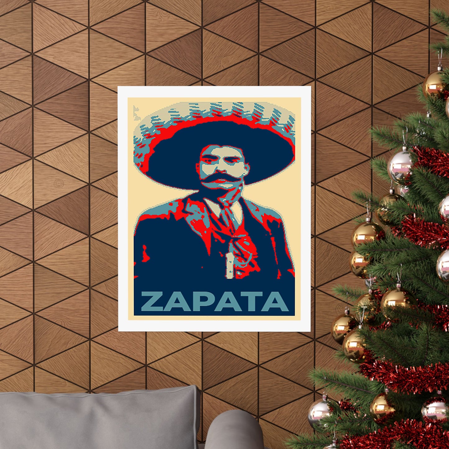 Matte Vertical Posters Mexican Hero Emiliano Zapata  Mexico revolution cinco de mayo 2025