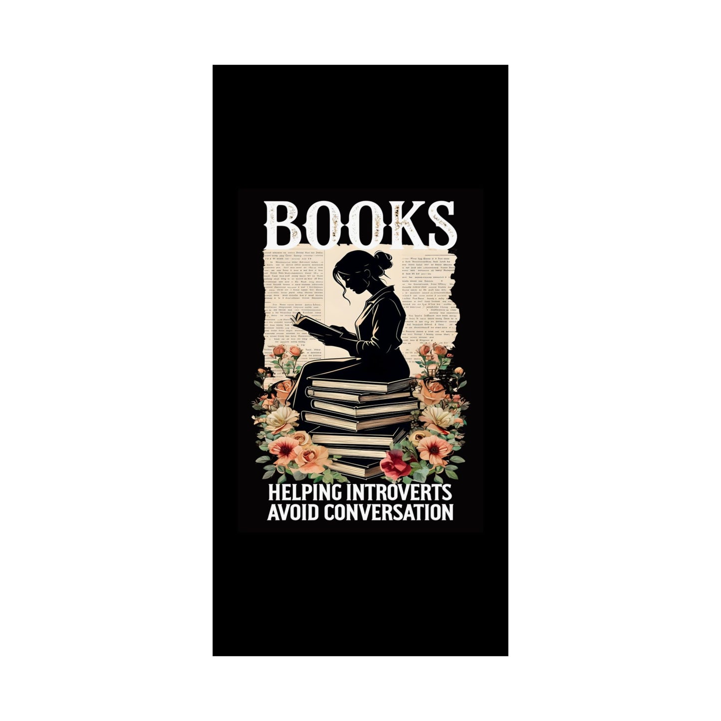 Matte Vertical Posters Books lovers gift ideas 2025