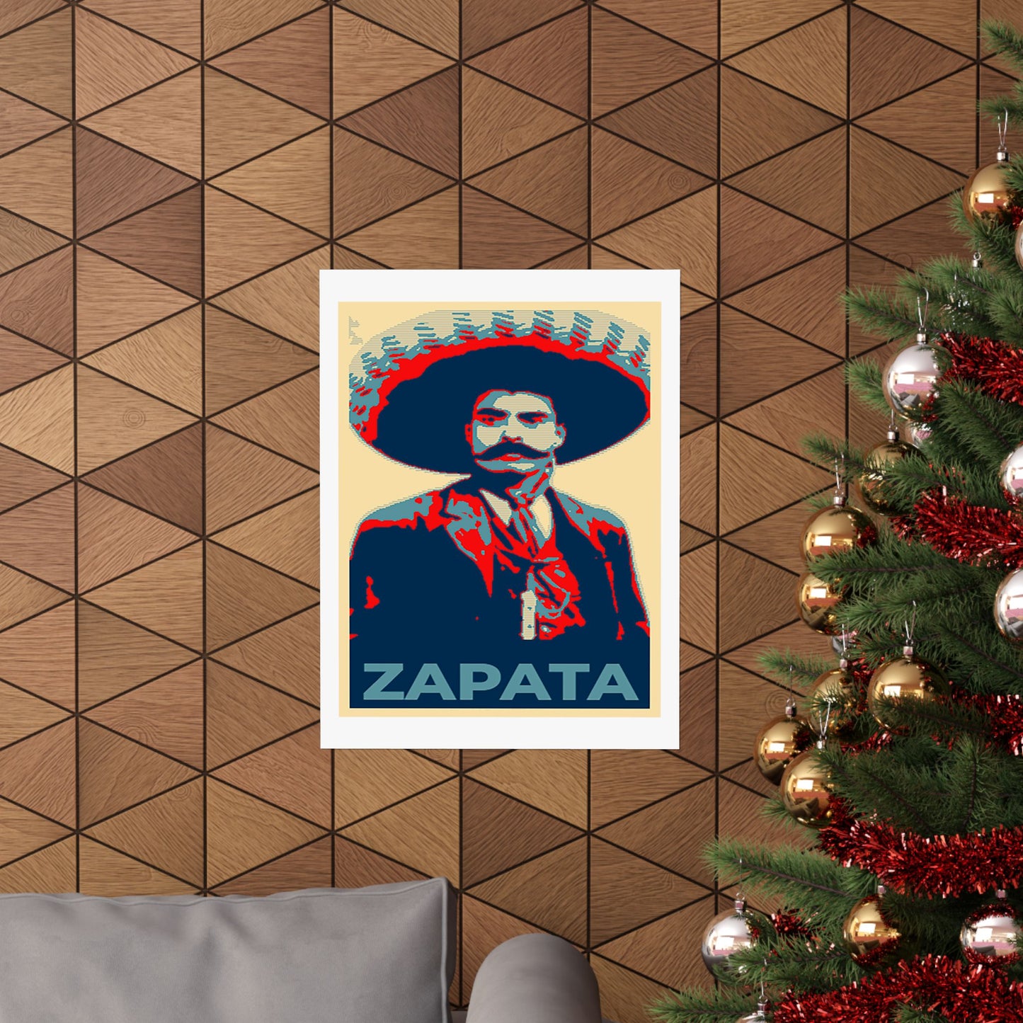 Matte Vertical Posters Mexican Hero Emiliano Zapata  Mexico revolution cinco de mayo 2025