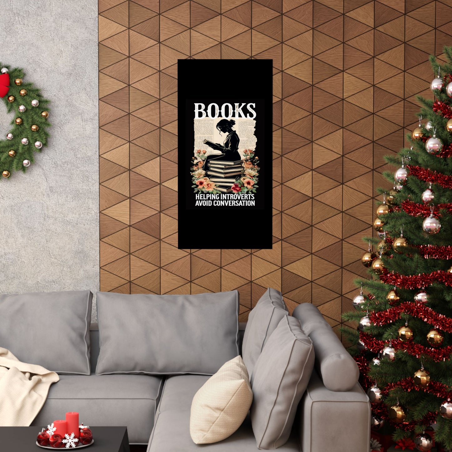 Matte Vertical Posters Books lovers gift ideas 2025