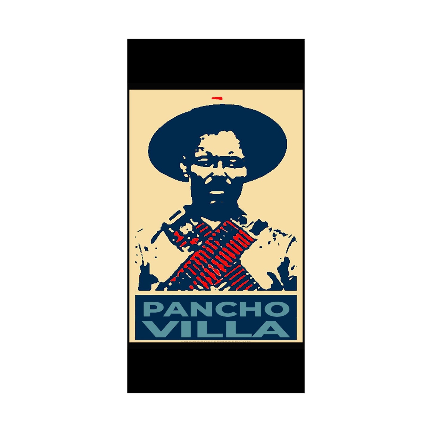 Matte Vertical Posters Pancho Villa art viva Mexico cabrones  cinco de mayo