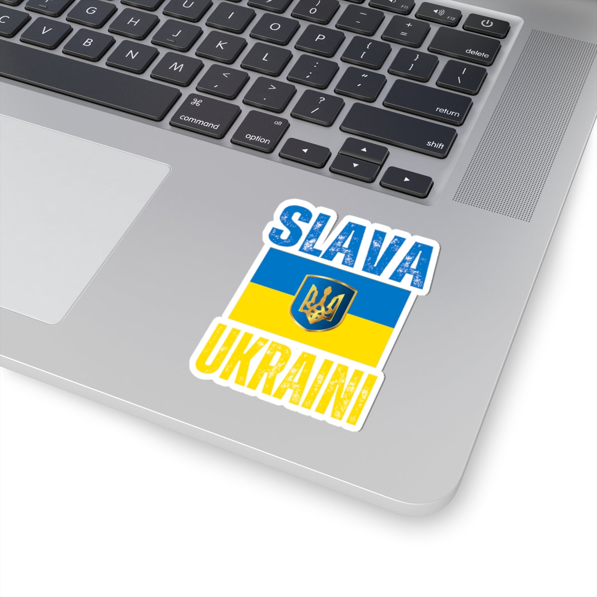 Slava Ukraini Kiss-Cut Stickers - Ukrainian Pride I stand with Ukraine 2025