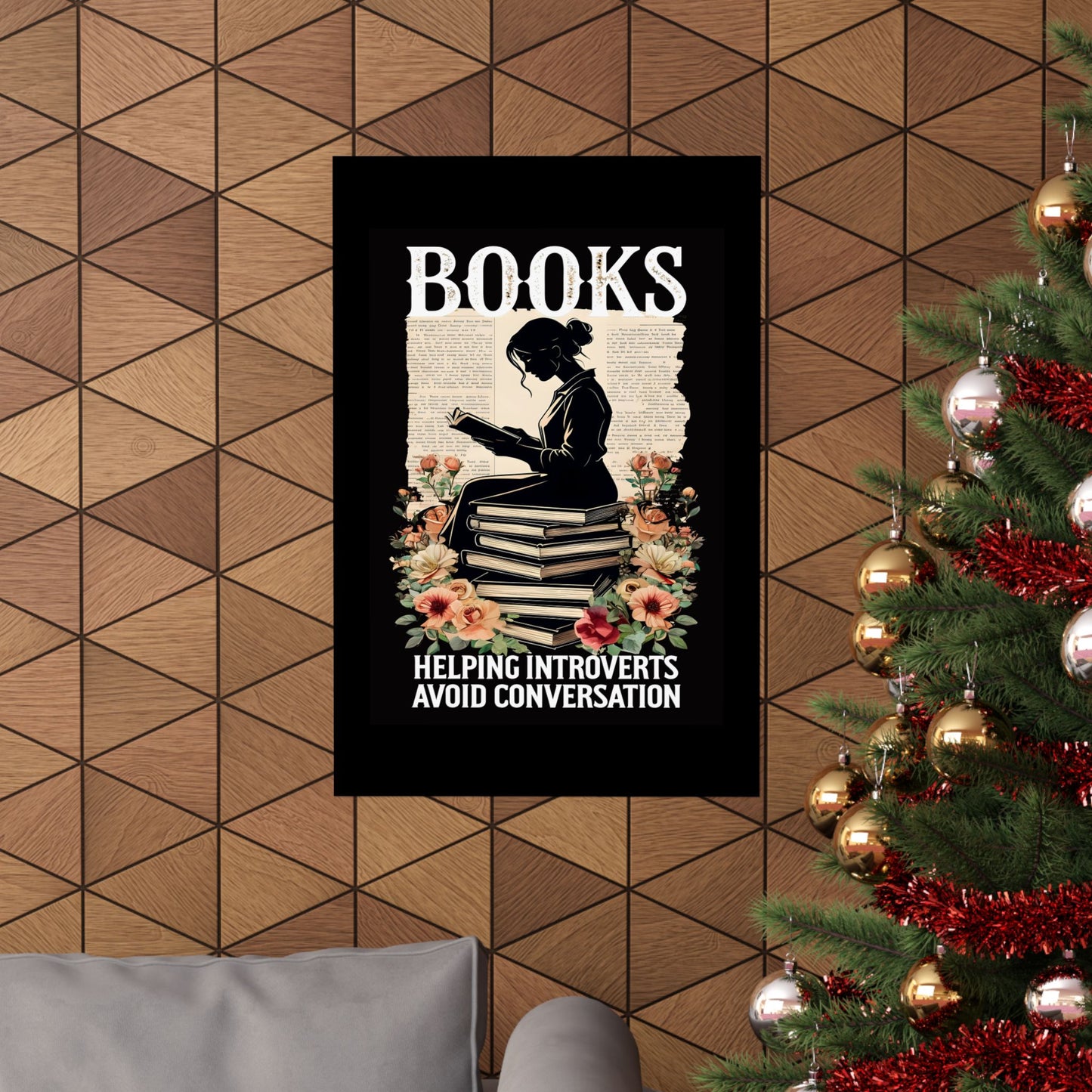 Matte Vertical Posters Books lovers gift ideas 2025