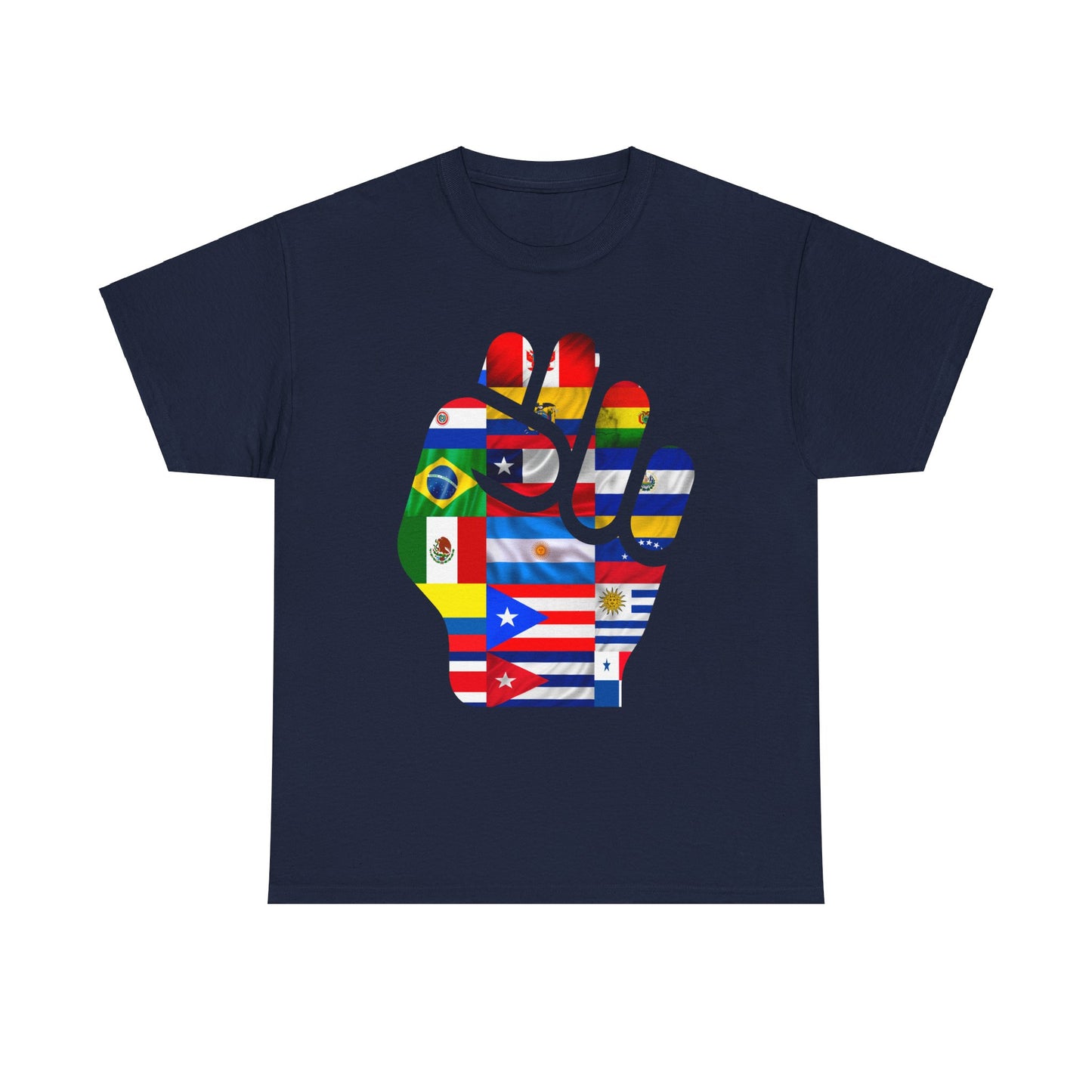 Latinos united hispanic roots and flags anti trump  t shirt 2025