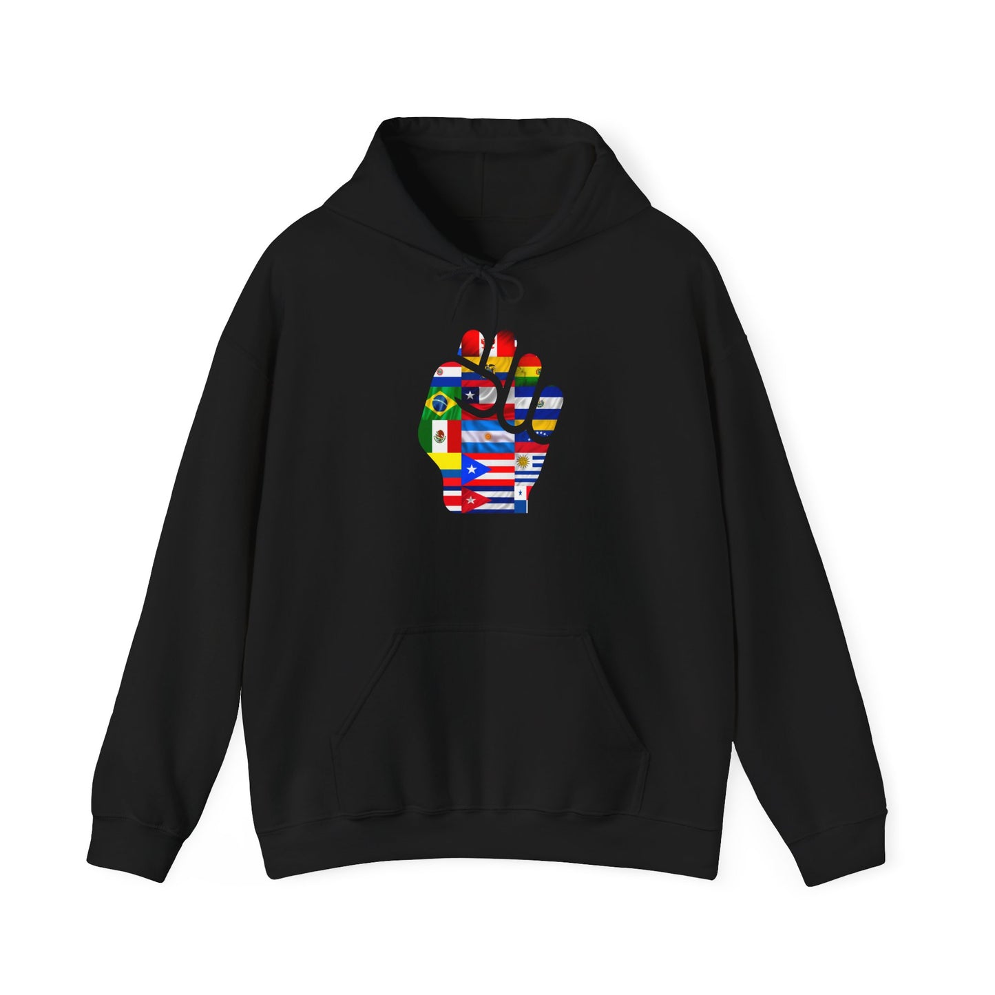 Latino roots hispanic heritage  united  anti Trump 2025 Hoodie unisex