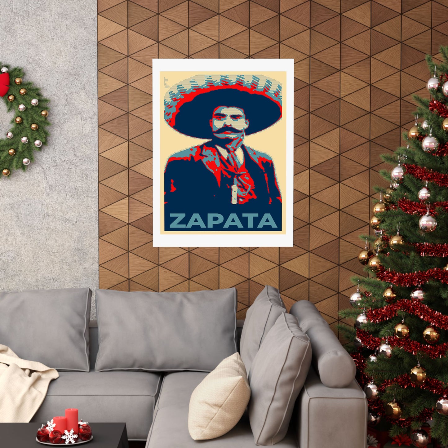 Matte Vertical Posters Mexican Hero Emiliano Zapata  Mexico revolution cinco de mayo 2025