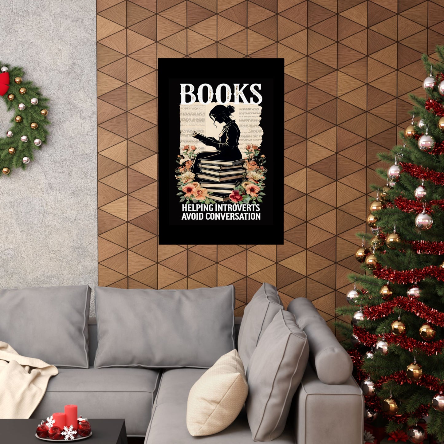 Matte Vertical Posters Books lovers gift ideas 2025