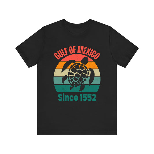 Gulf of Mexico Turtle Tee - Since 1552 - Support your mexican roots t shirt