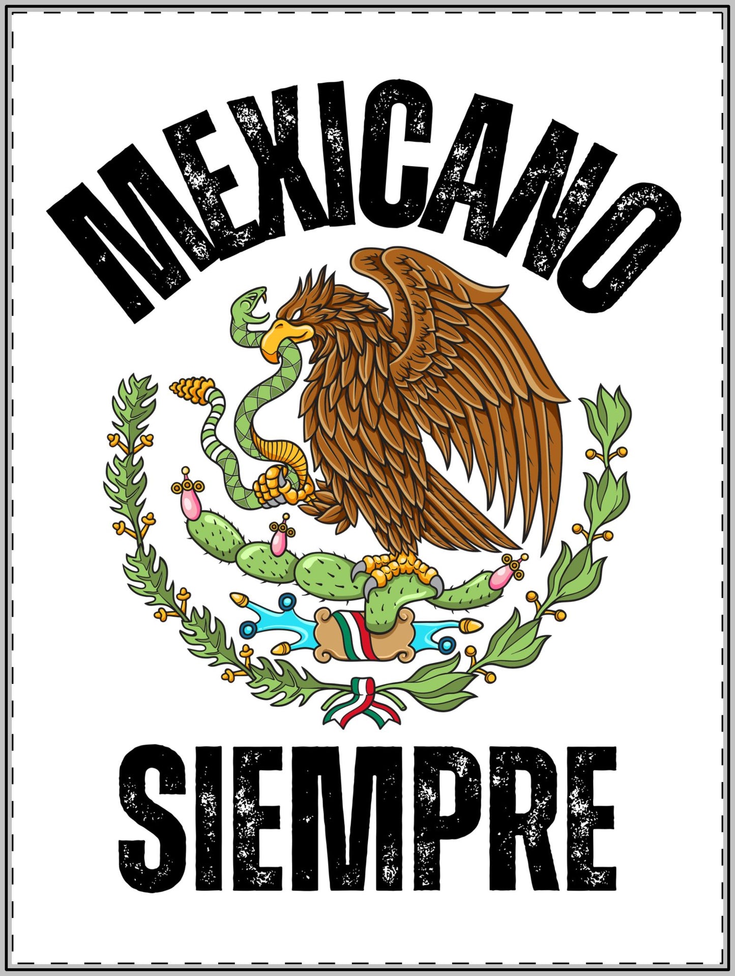 Mexican Pride Custom Shape Magnets - 'Mexicano Siempre'  Mexican pride Viva Mexico cabrones