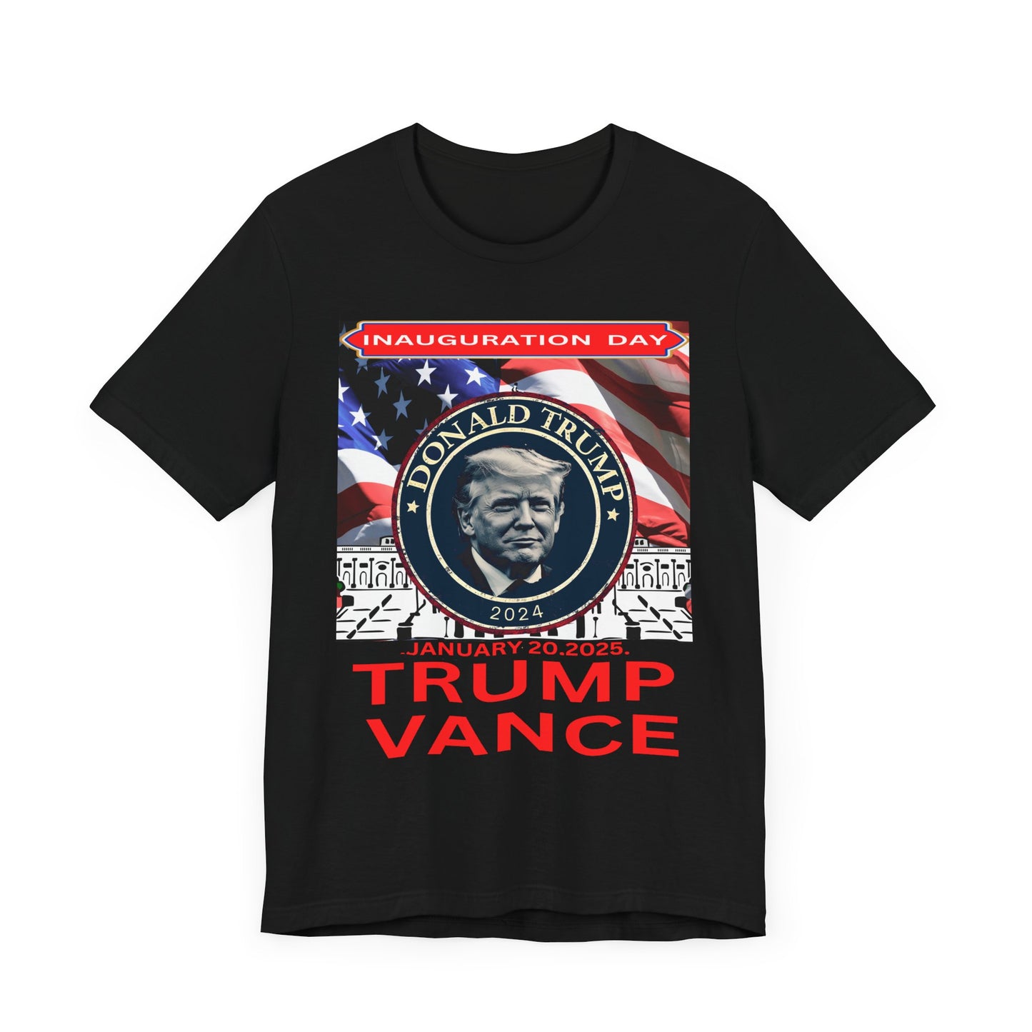 Unisex Jersey Short Sleeve Tee Donald Trump 47th president inauguration day  Trump 2025