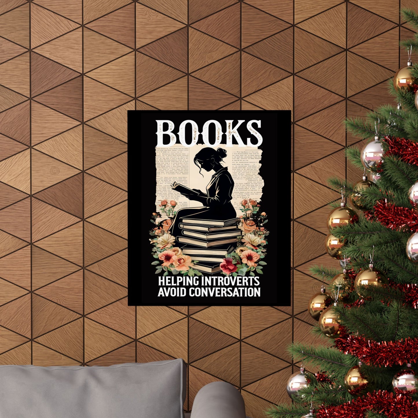 Matte Vertical Posters Books lovers gift ideas 2025