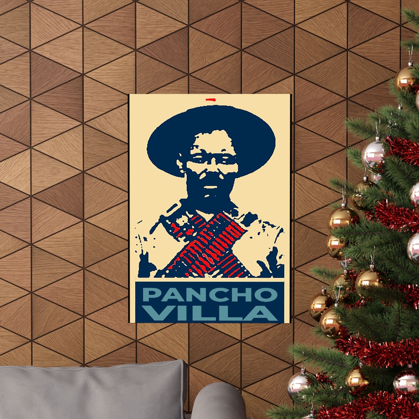 Matte Vertical Posters Pancho Villa art viva Mexico cabrones  cinco de mayo