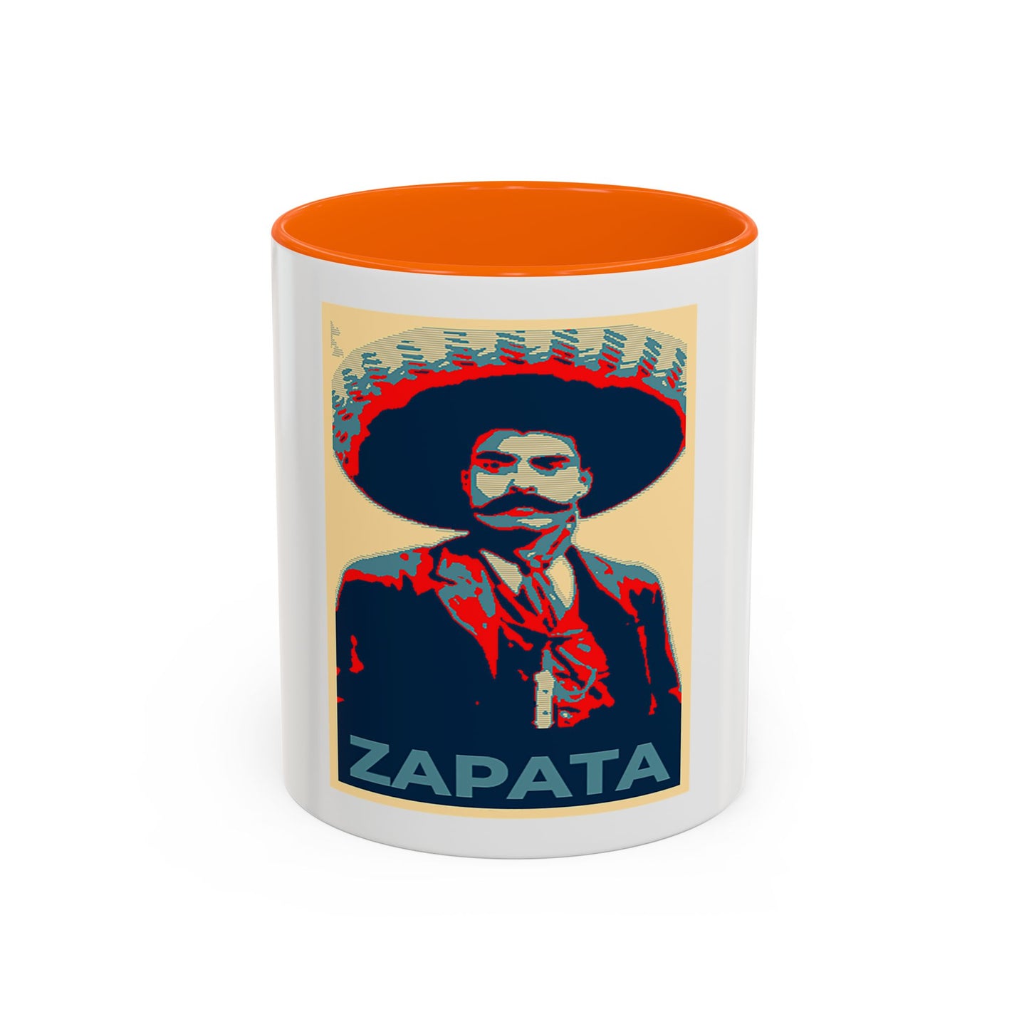 Accent Coffee Mug (11, 15oz) Emiliano Zapata Mexican revolution Viva Mexico  cabrones 2025