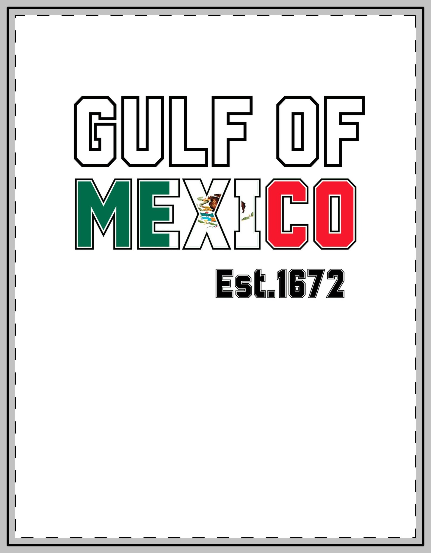 Gulf of Mexico Custom Shape Magnets - Support Mexico anti trump