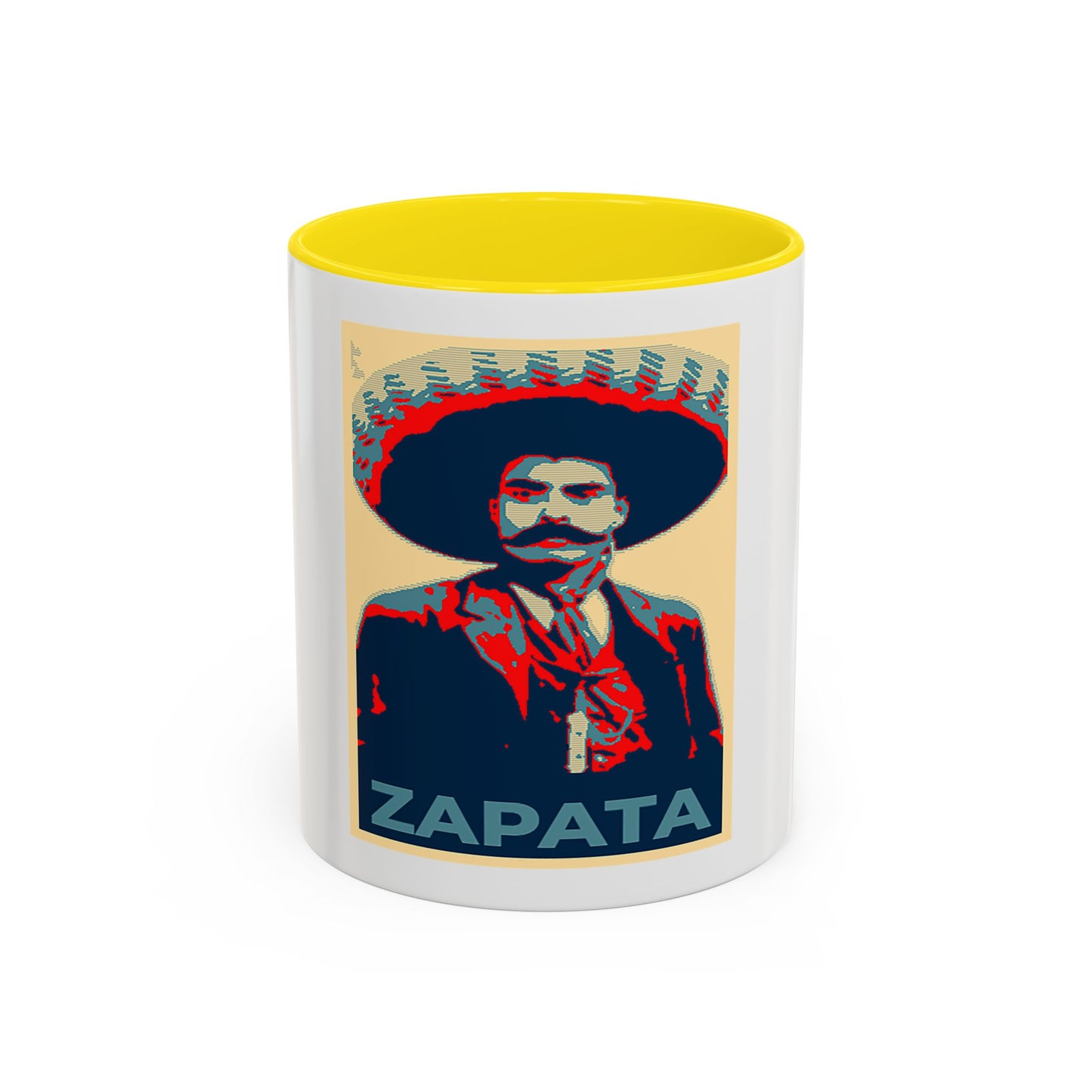 Accent Coffee Mug (11, 15oz) Emiliano Zapata Mexican revolution Viva Mexico  cabrones 2025