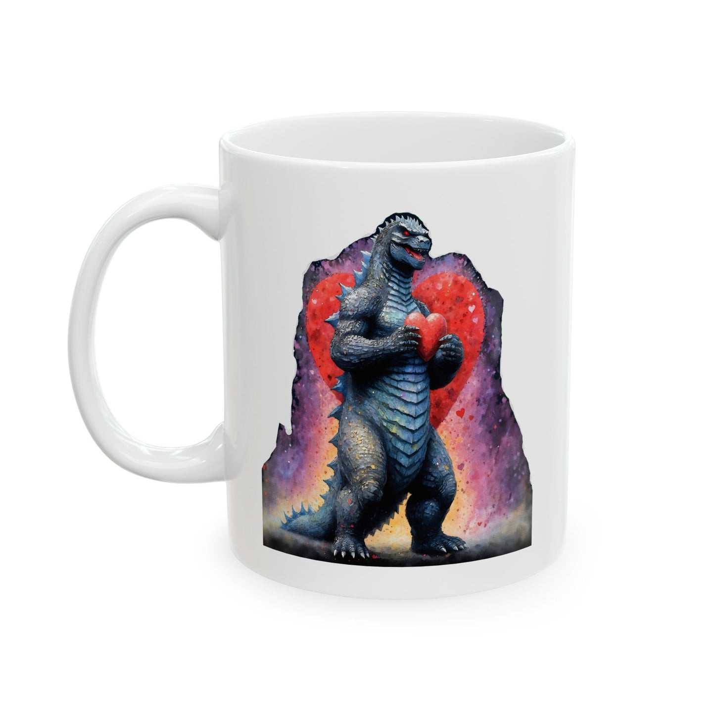 Ceramic Mug, (11oz, 15oz) Monster Heart eater for funny Valentine gifts 2025