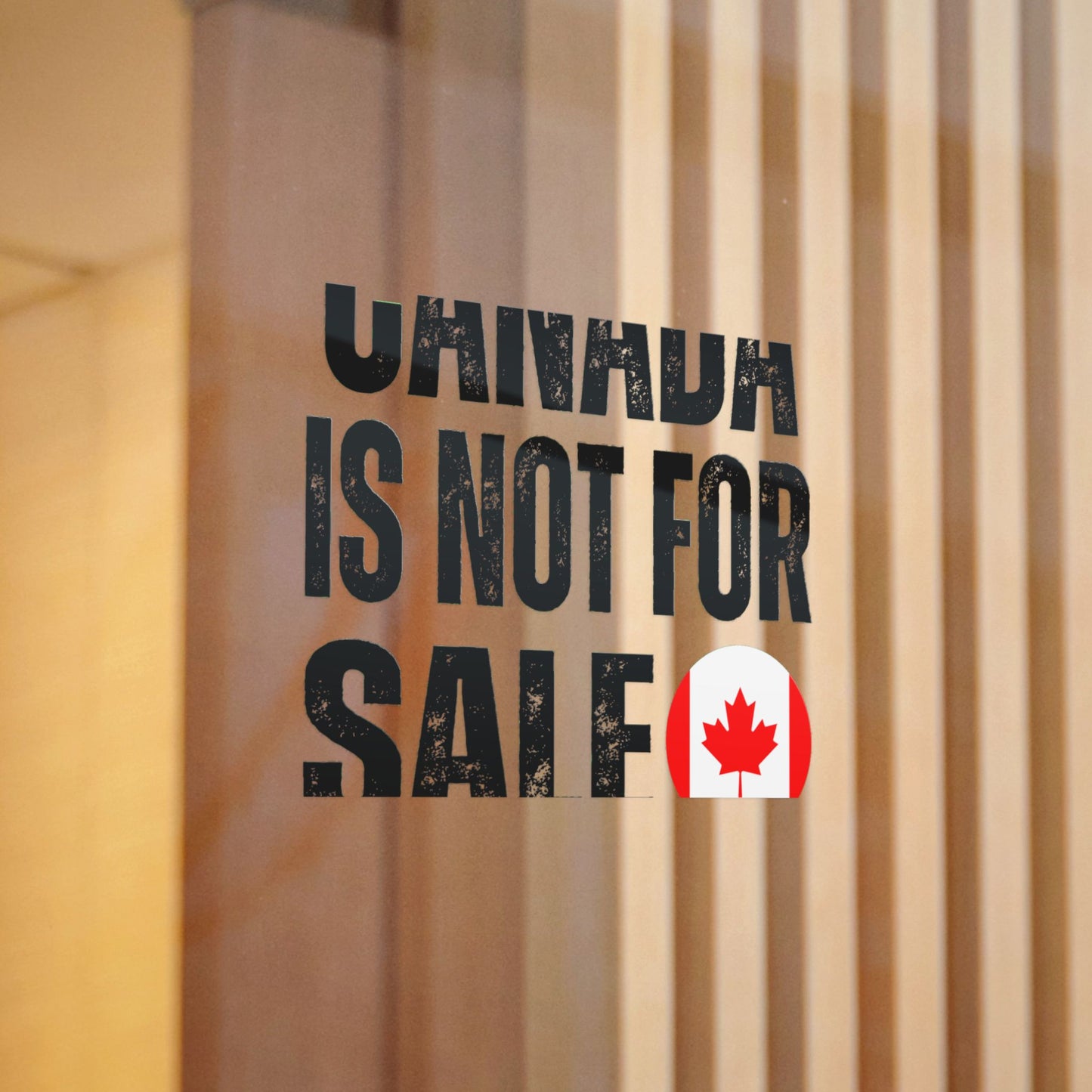 Die-Cut Stickers, (DTF) Canada is not for sale 2025 Canada for canadian