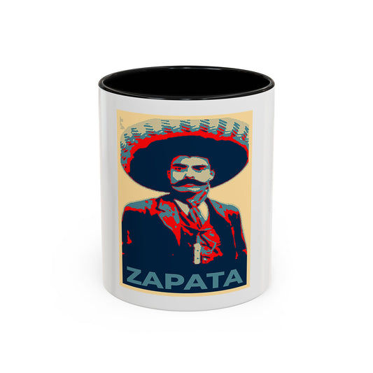 Accent Coffee Mug (11, 15oz) Emiliano Zapata Mexican revolution Viva Mexico  cabrones 2025