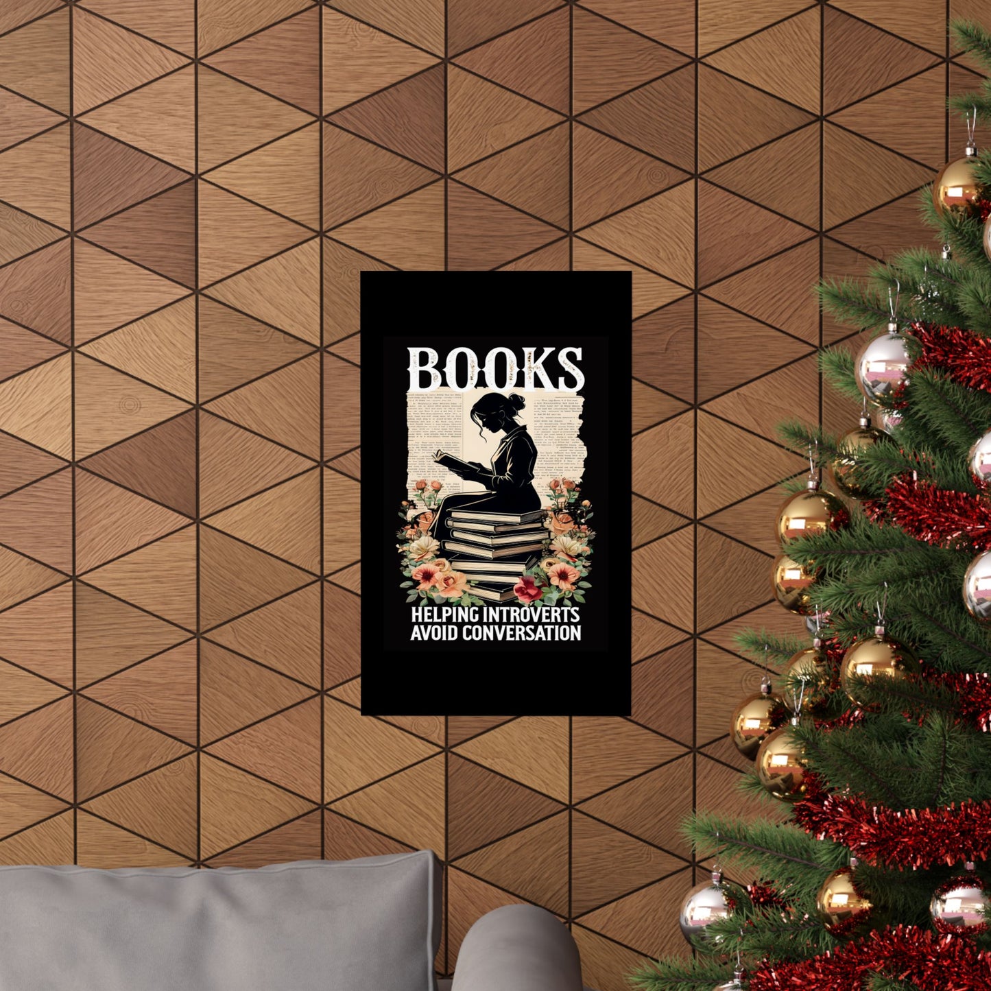 Matte Vertical Posters Books lovers gift ideas 2025