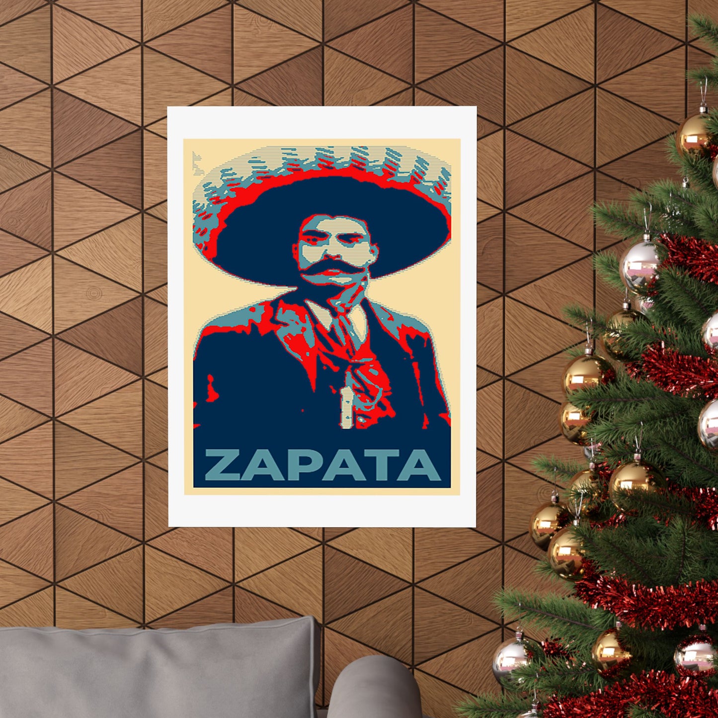 Matte Vertical Posters Mexican Hero Emiliano Zapata  Mexico revolution cinco de mayo 2025