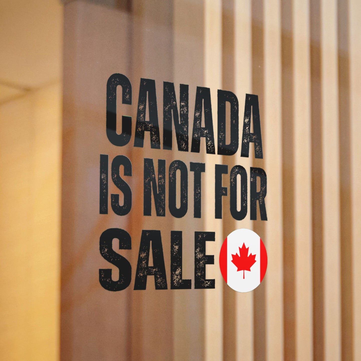 Die-Cut Stickers, (DTF) Canada is not for sale 2025 Canada for canadian