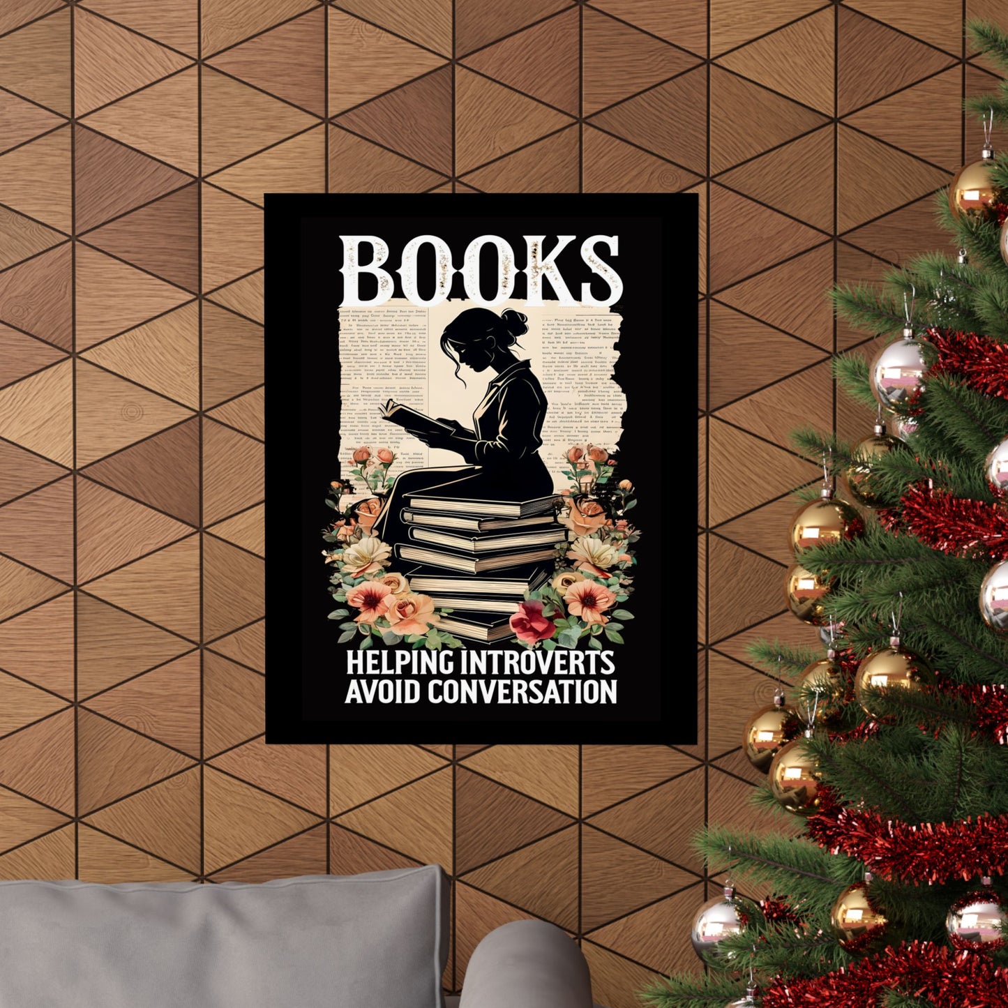 Matte Vertical Posters Books lovers gift ideas 2025