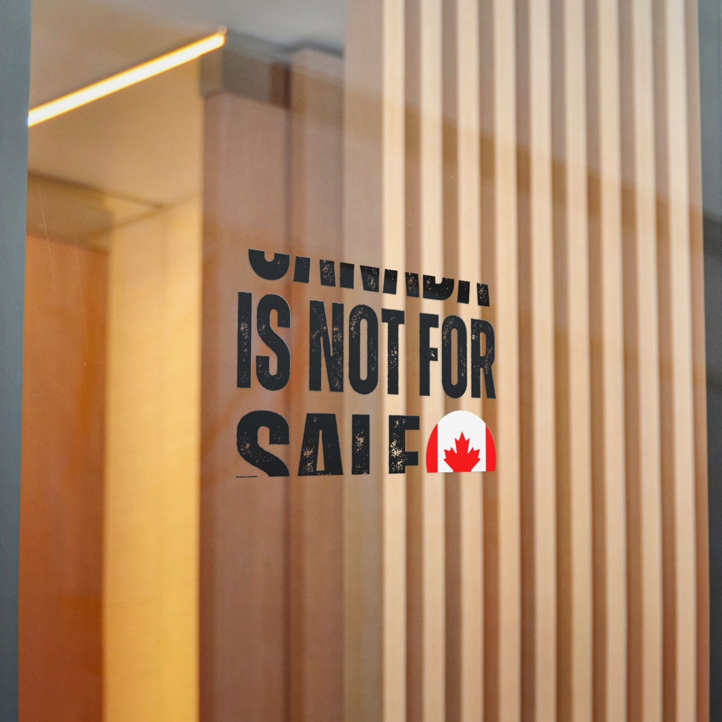 Die-Cut Stickers, (DTF) Canada is not for sale 2025 Canada for canadian