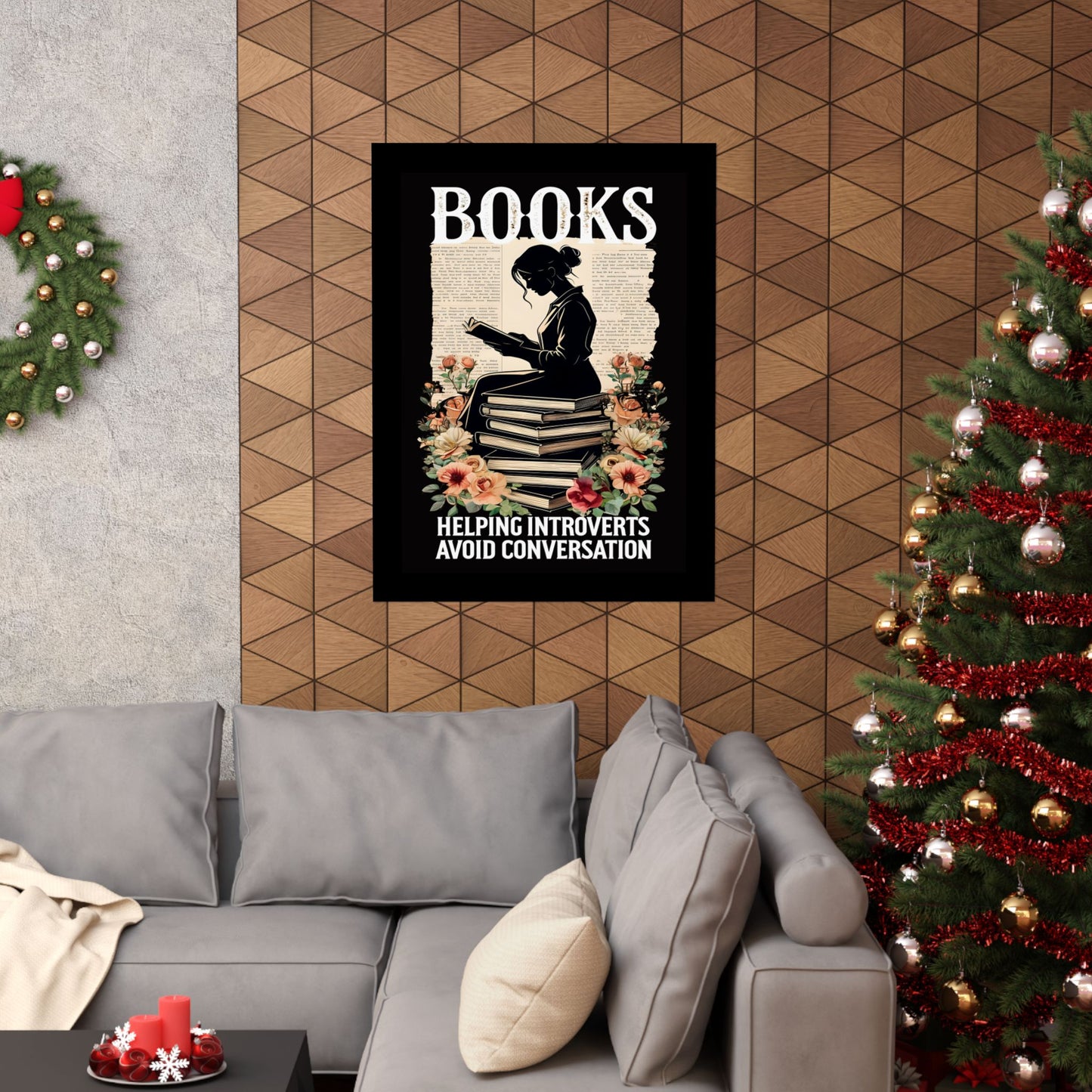 Matte Vertical Posters Books lovers gift ideas 2025