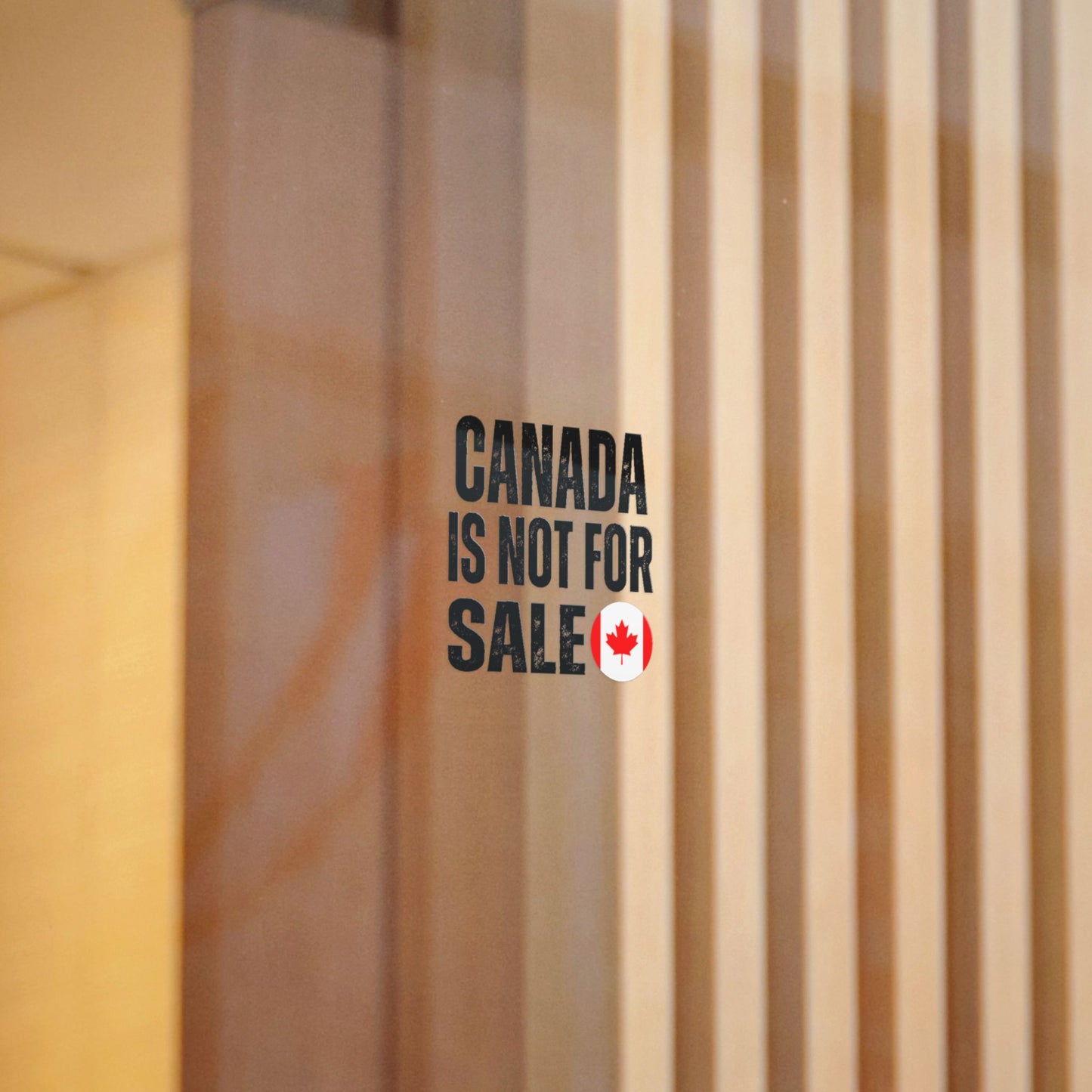 Die-Cut Stickers, (DTF) Canada is not for sale 2025 Canada for canadian