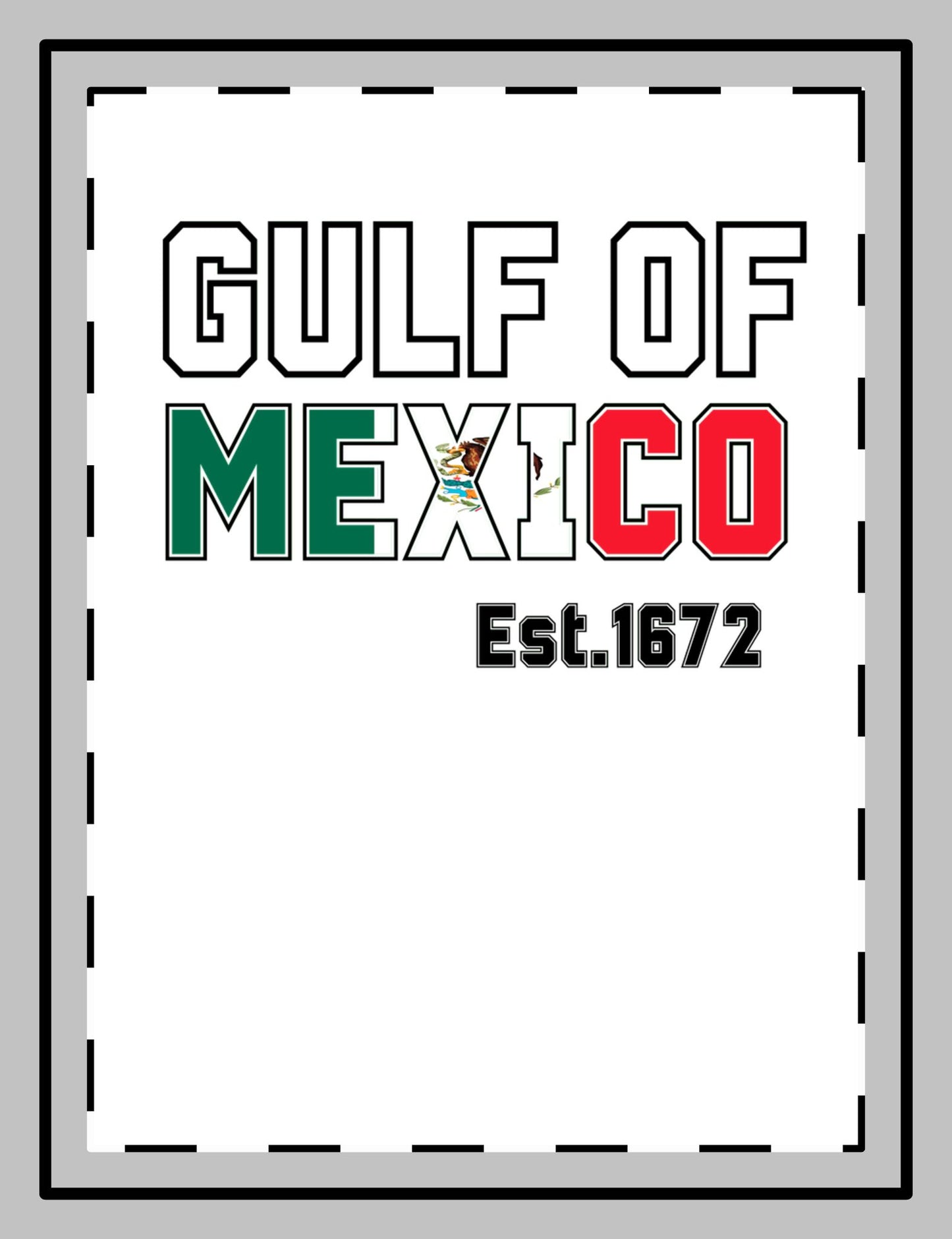 Gulf of Mexico Custom Shape Magnets - Support Mexico anti trump