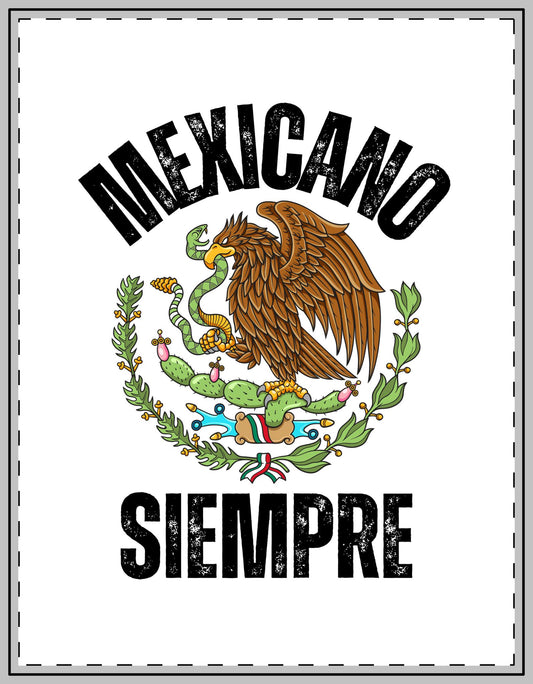 Mexican Pride Custom Shape Magnets - 'Mexicano Siempre'  Mexican pride Viva Mexico cabrones