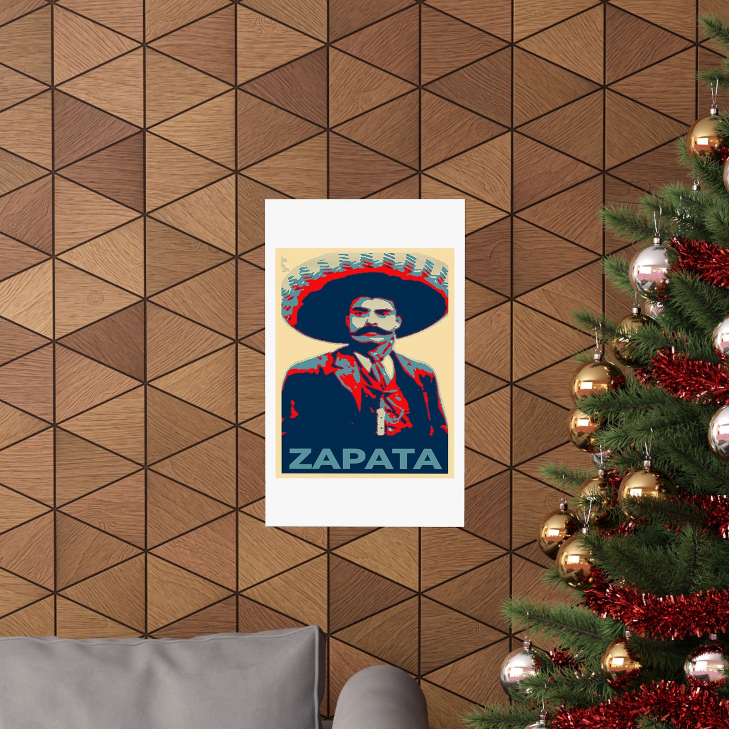 Matte Vertical Posters Mexican Hero Emiliano Zapata  Mexico revolution cinco de mayo 2025