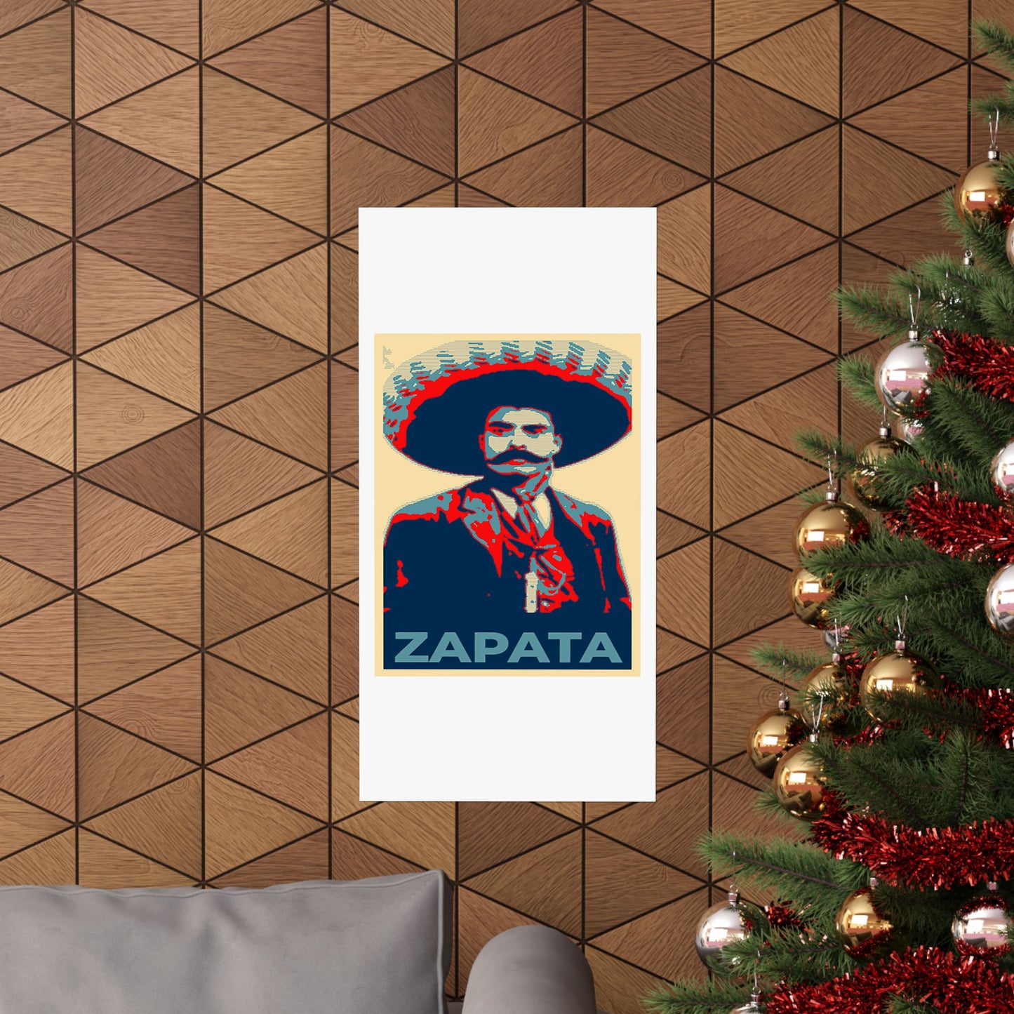 Matte Vertical Posters Mexican Hero Emiliano Zapata  Mexico revolution cinco de mayo 2025