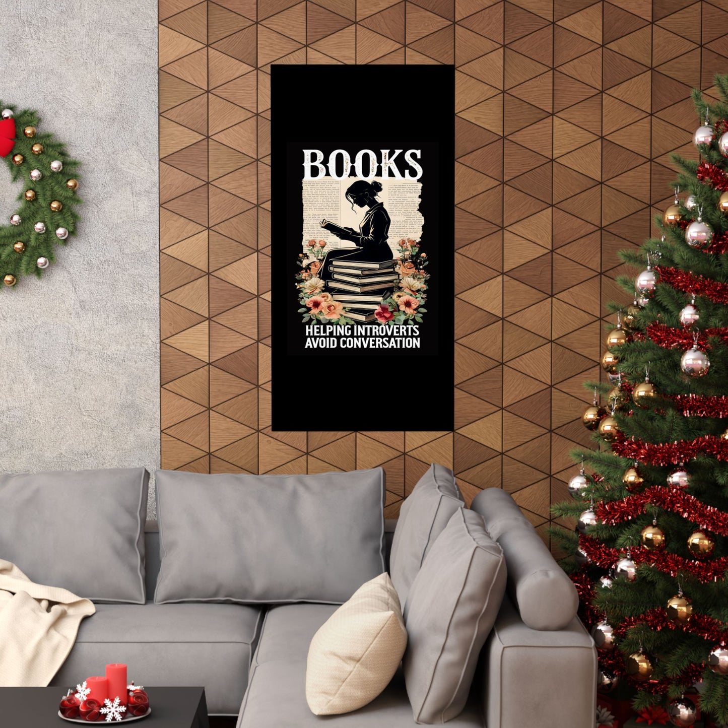 Matte Vertical Posters Books lovers gift ideas 2025