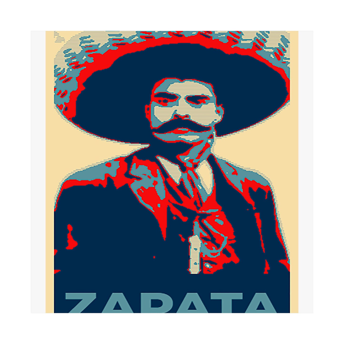 Matte Vertical Posters Mexican Hero Emiliano Zapata  Mexico revolution cinco de mayo 2025