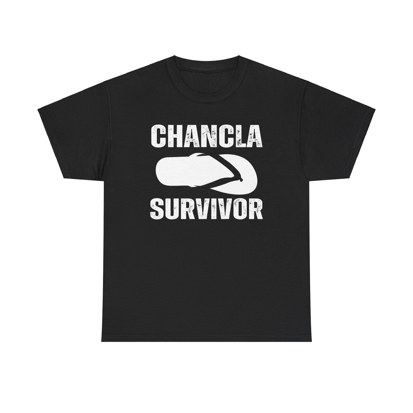 Unisex Heavy Cotton Tee Puertorican Funny gift ideas Chancla survivor for Mothers day Birthday boricua