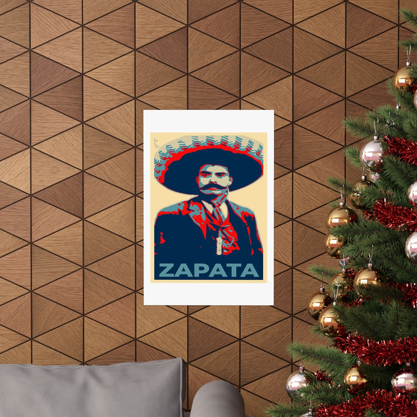 Matte Vertical Posters Mexican Hero Emiliano Zapata  Mexico revolution cinco de mayo 2025