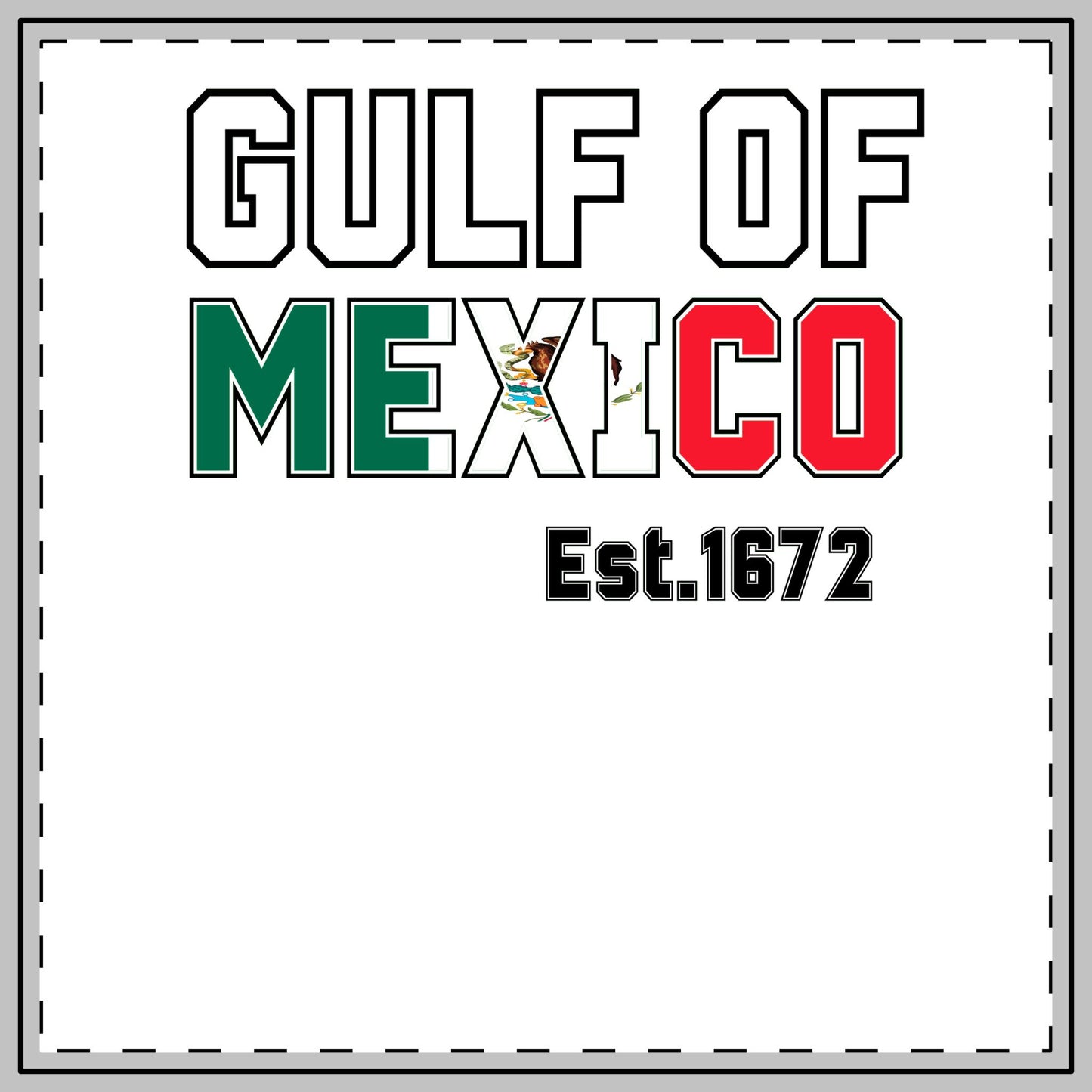 Gulf of Mexico Custom Shape Magnets - Support Mexico anti trump