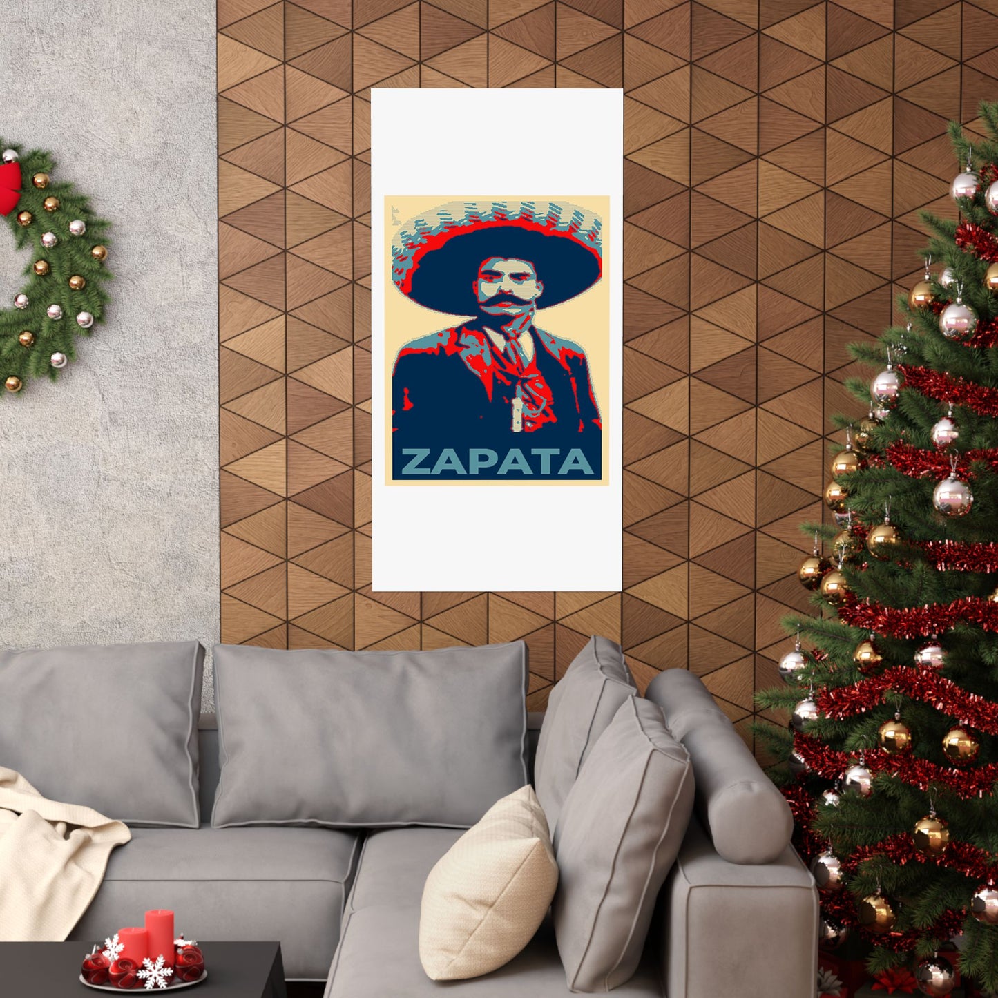 Matte Vertical Posters Mexican Hero Emiliano Zapata  Mexico revolution cinco de mayo 2025