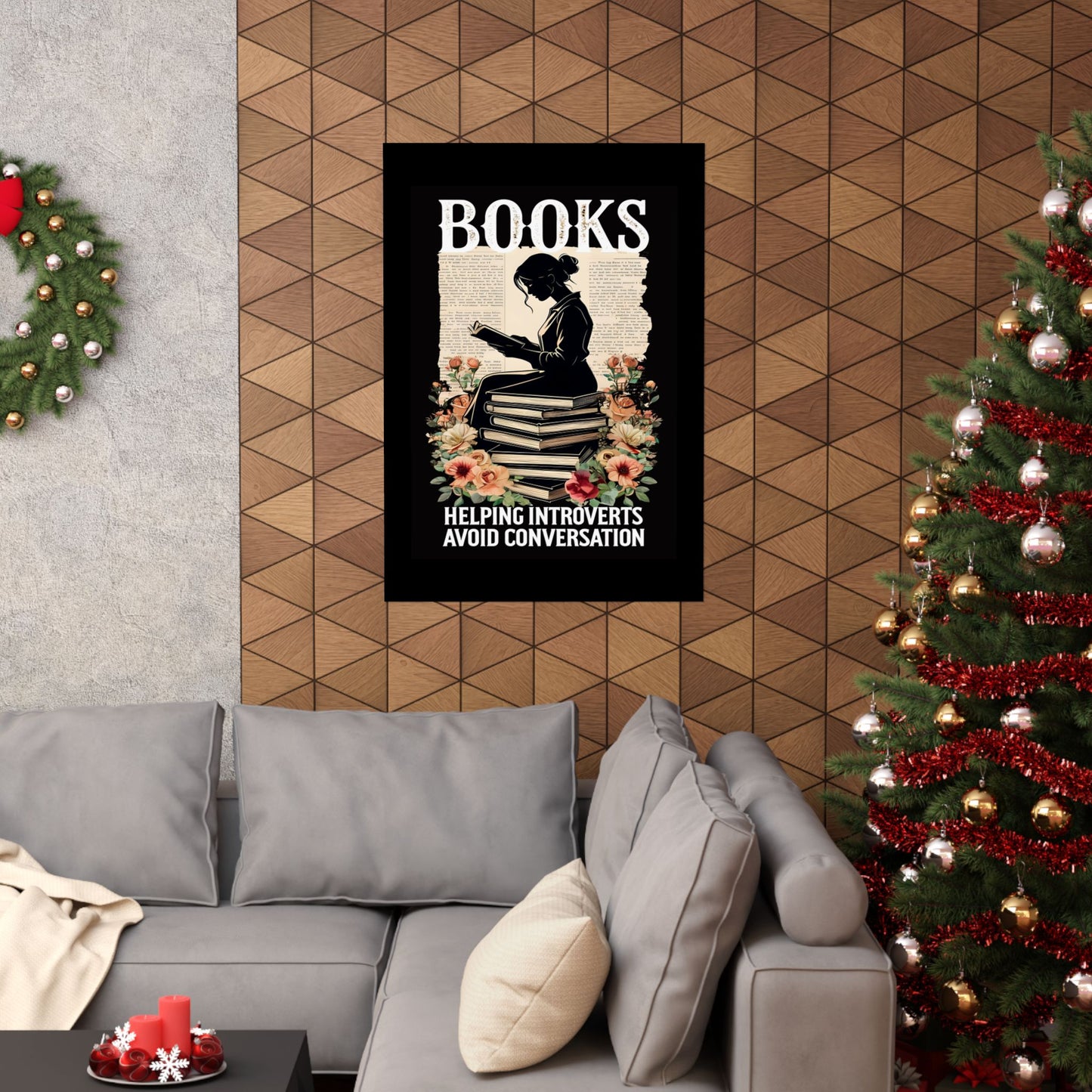 Matte Vertical Posters Books lovers gift ideas 2025