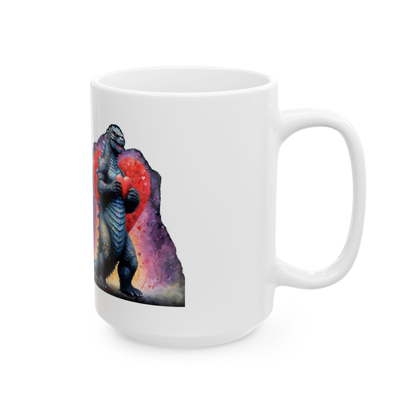 Ceramic Mug, (11oz, 15oz) Monster Heart eater for funny Valentine gifts 2025