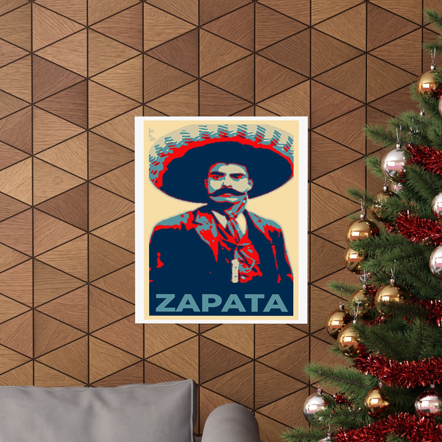 Matte Vertical Posters Mexican Hero Emiliano Zapata  Mexico revolution cinco de mayo 2025