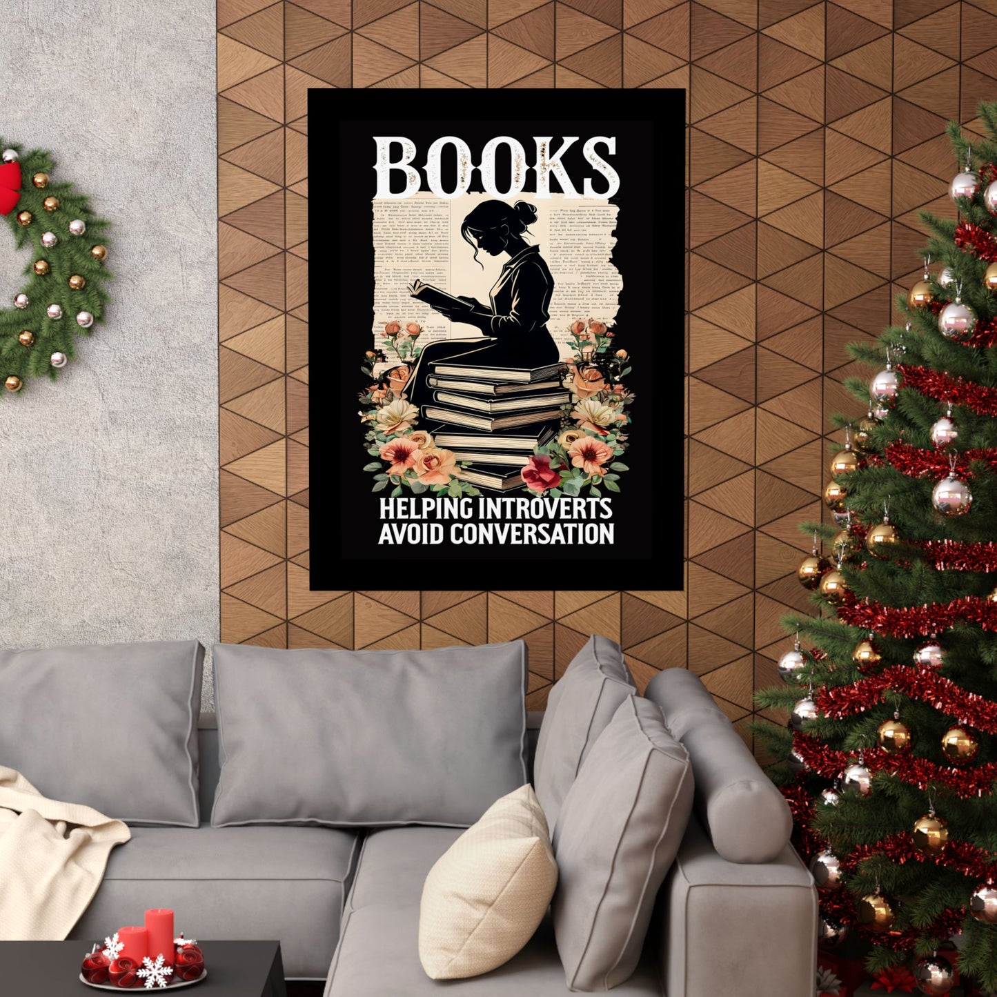 Matte Vertical Posters Books lovers gift ideas 2025