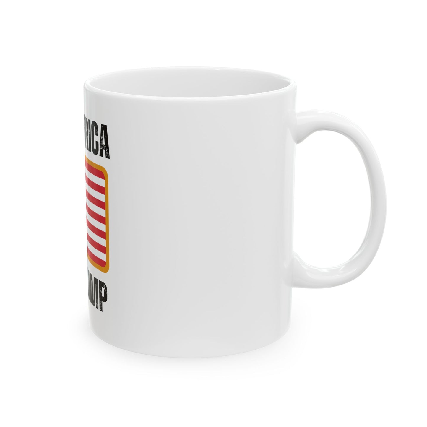 Pro America Anti Trump Ceramic Mug - 11oz & 15oz | Bold Patriotic Coffee Cup