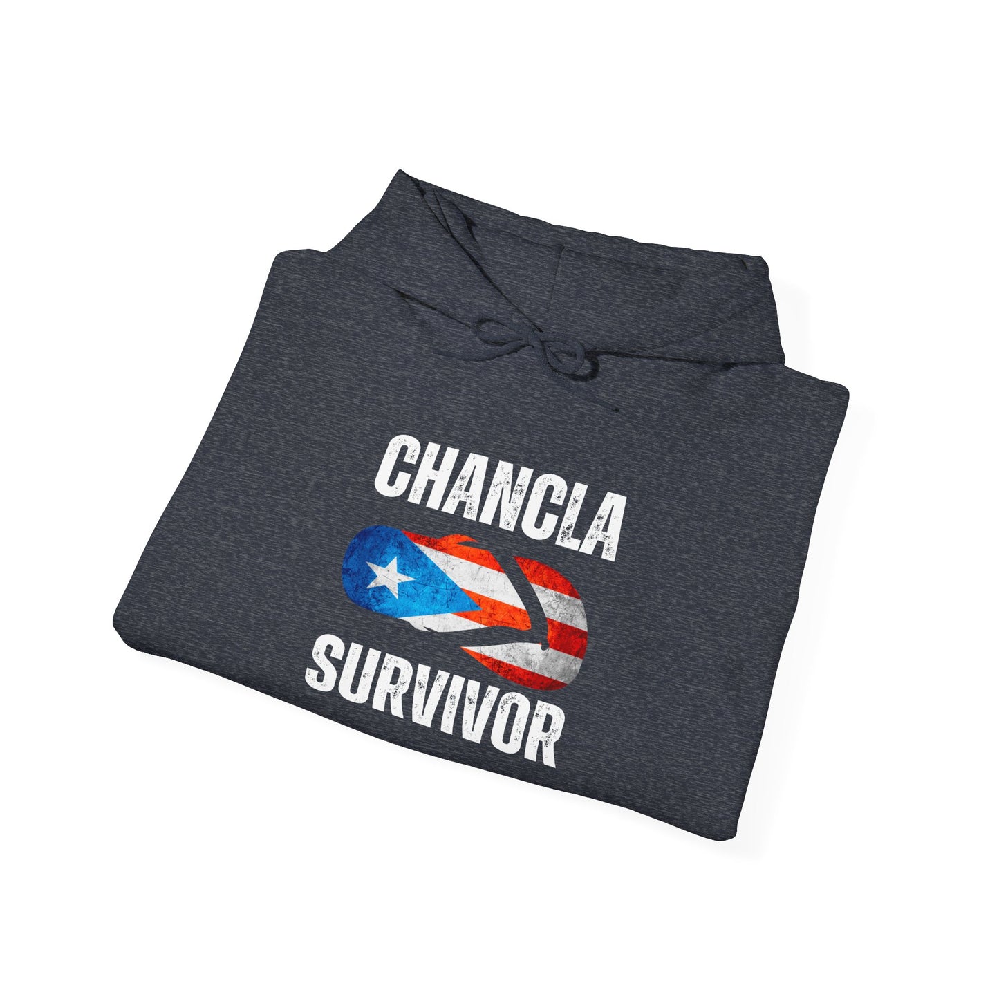 Unisex Heavy Blend™ Hooded Sweatshirt Puertorican Funny gifts Chancla survivor mothers day 2025